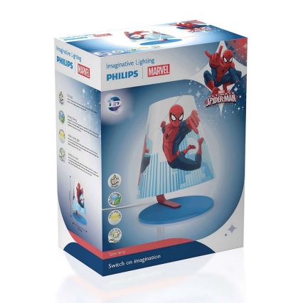 Philips 71764/40/26 - Lampada LED da tavolo per bambini MARVEL SPIDER-MAN LED/3W/230V