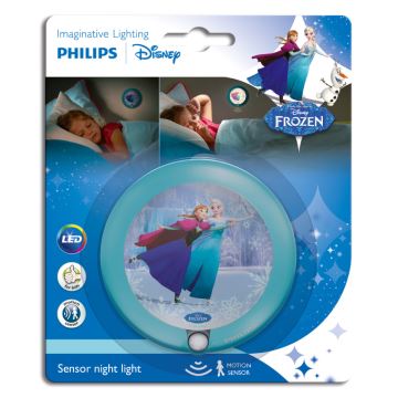 Philips 71765/08/16 - Applique LED per bambini con sensore DISNEY FROZEN 1xLED/0,06W/2xAAA