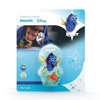 Philips 71767/35/P0 - LED Torcia per bambini DISNEY DORY 1xLED/0,3W/2xAAA