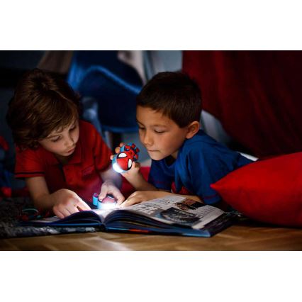 Philips 71767/40/16 - Torcia LED per bambini MARVEL SPIDER-MAN 1xLED/0,3W/2xAAA