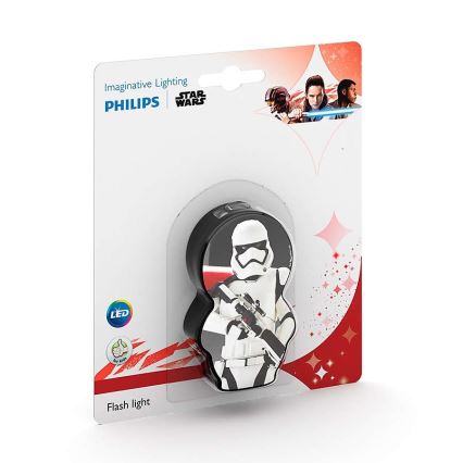 Philips 71767/97/P0 - Lanterna per bambini LED STAR WARS STORMTROOPER 1xLED/0,3W