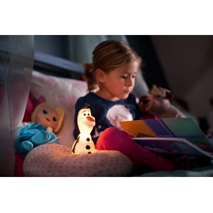 Philips 71768/08/16 - Lampada LED per bambini DISNEY FROZEN 1xLED/0,3W/3V