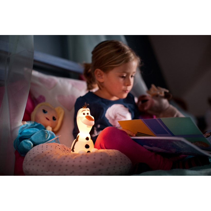 Philips 71768/08/16 - Lampada LED per bambini FROZEN 1xLED/0,2W/2xAAA