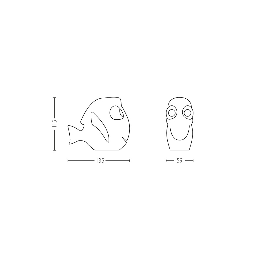 Philips 71768/90/16 - Piccola lampada per bambini LED/2xAAA