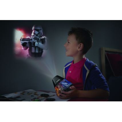 Philips 71769/30/P0 - Proiettore LED per bambini DISNEY STAR WARS LED/0,1W/3xAA