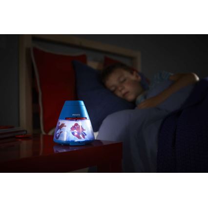 Philips 71769/40/16 - Proiettore LED per bambini MARVEL SPIDER MAN LED/0,1W/3xAA