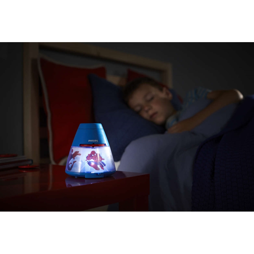 Philips 71769/40/16 - Proiettore LED per bambini MARVEL SPIDER MAN LED/0,1W/3xAA