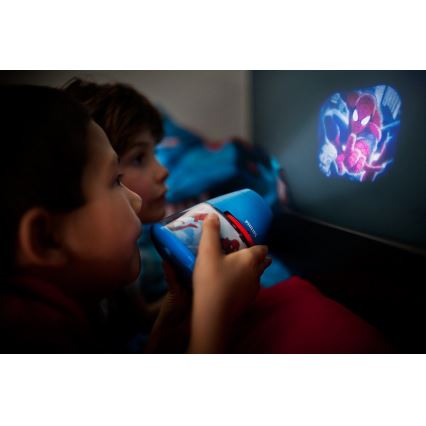 Philips 71769/40/16 - Proiettore per bambini DISNEY SPIDER-MAN 1xLED/0,1W