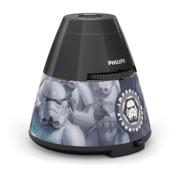 Philips 71769/99/16 - Proiettore per bambini DISNEY STAR WARS STORMTROOPER LED/0,1W/3xAA