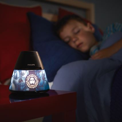 Philips 71769/99/16 - Proiettore per bambini DISNEY STAR WARS STORMTROOPER LED/0,1W/3xAA