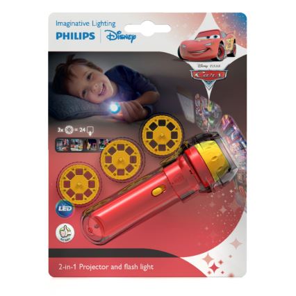 Philips 71788/32/16 - Proiettore e faretto LED per bambini DISNEY CARS LED/3xLR44