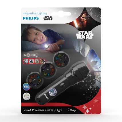 Philips 71788/99/16 - Proiettore e faretto LED per bambini DISNEY STAR WARS LED/3xLR44