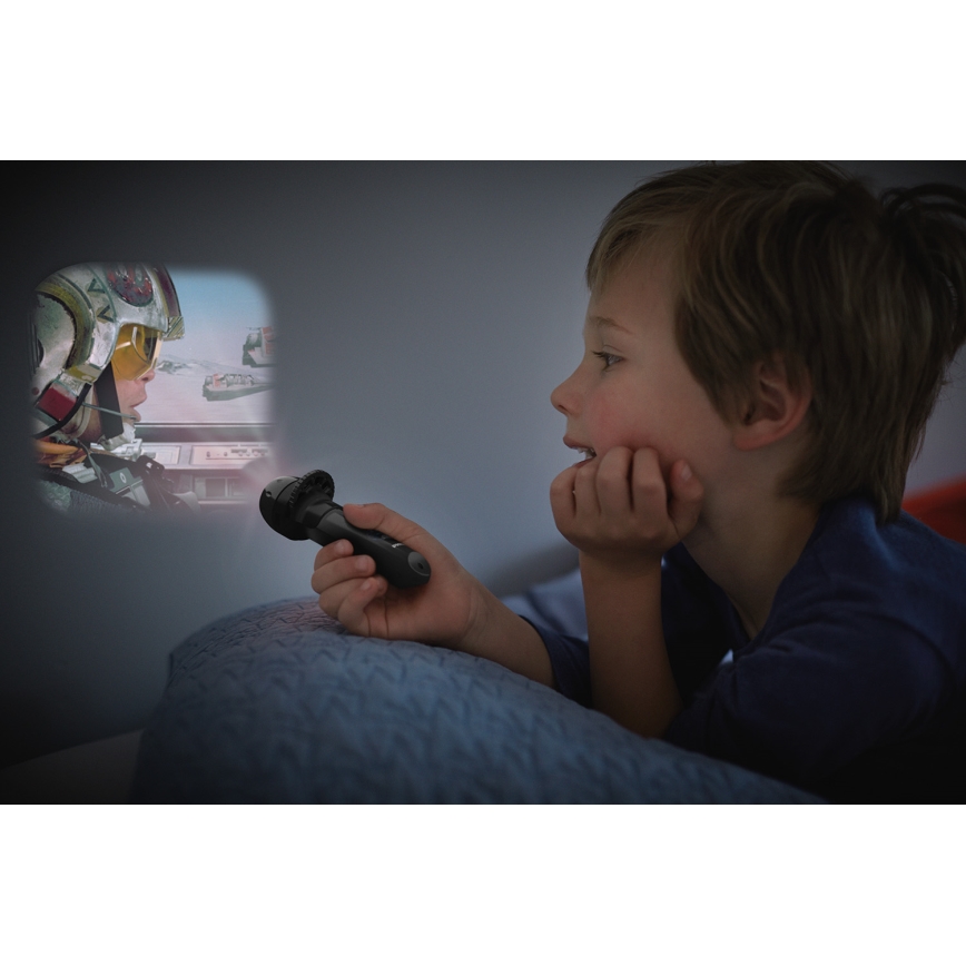 Philips 71788/99/16 - Proiettore e faretto LED per bambini DISNEY STAR WARS LED/3xLR44