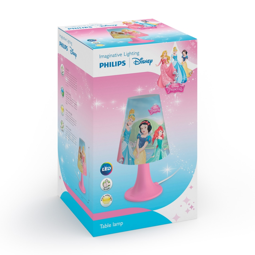 Philips 71795/28/16 - Lampada da tavolo per bambini DISNEY PRINCESS LED/2.3W/230V