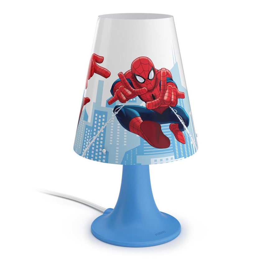 Philips 71795/40/16 - Lampada LED da tavolo per bambini MARVEL SPIDER MAN LED/2,3W/230V