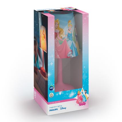 Philips 71796/28/16 - Lampada LED da tavolo per bambini DISNEY PRINCESS LED/0,6W/3xAA