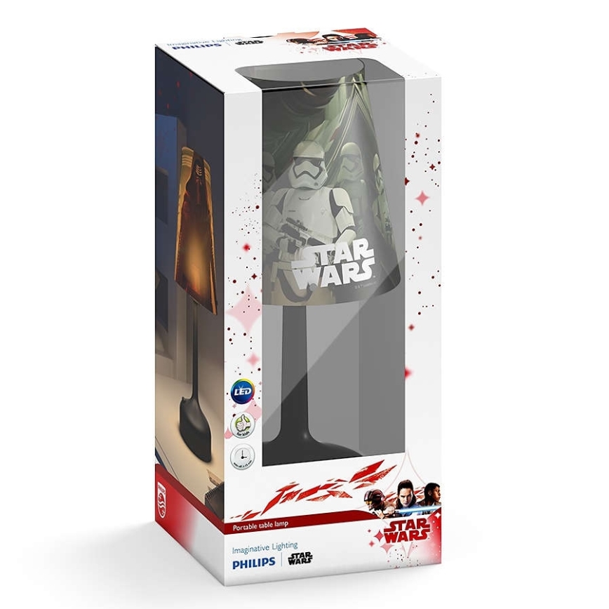 Philips 71796/30/P0 - Lampada da tavolo per bambini LED STAR WARS STORMTROOPER 1xLED/0,57W