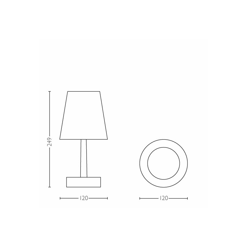Philips 71796/30/P0 - Lampada da tavolo per bambini LED STAR WARS STORMTROOPER 1xLED/0,57W