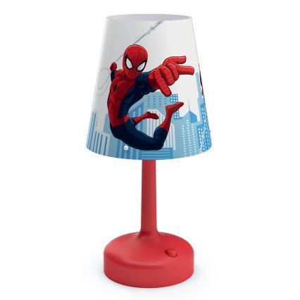 Philips 71796/40/P0 - Lampada da tavolo LED per bambini DISNEY SPIDER-MAN 1xLED/0,6W/4,5V