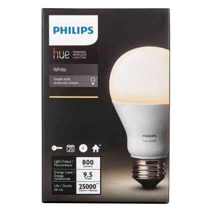 Philips - Lampadina LED dimmerabile Hue SINGLE BULB 1xE27/9W