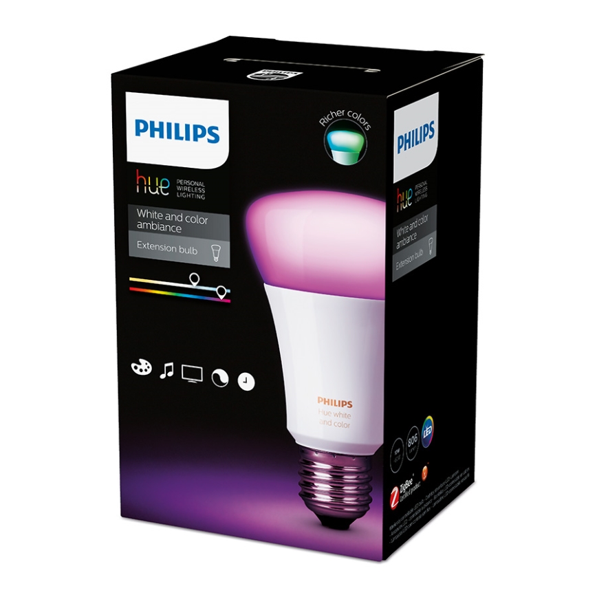 Lampadina LED dimmerabile Philips Hue WHITE AND COLOR AMBIANCE 1xE27/10W/230V