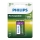 Philips 9VB1A17/10 - Batteria ricaricabile MULTILIFE NiMH/9V/170 mAh