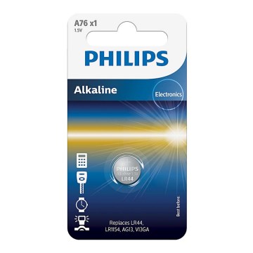 Philips A76/01B - Batteria alcalina a bottone MINICELLS 1,5V 155mAh