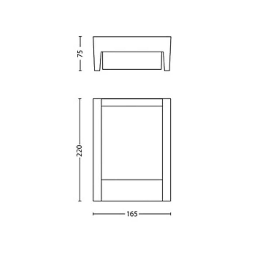 Philips - Applique a LED da esterno ARBOUR LED/3,8W/230V 2700K IP44