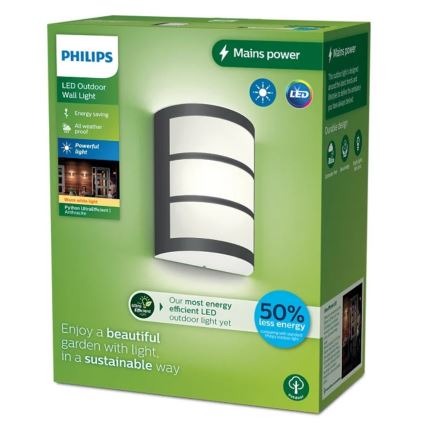 Philips - Applique a LED da esterno PYTHON LED/3,8W/230V IP44