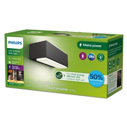 Philips - Applique a LED da esterno STRATOSPHERE LED/3,8W/230V 2700K IP44