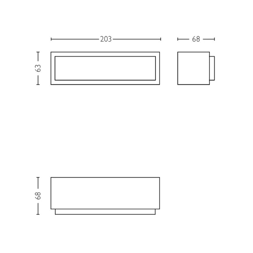Philips - Applique a LED da esterno STRATOSPHERE LED/3,8W/230V 4000K IP44