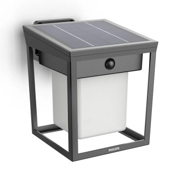 Philips - Applique a LED solare con sensore BLAISE LED/1,5W/3,7V 3000K IP44