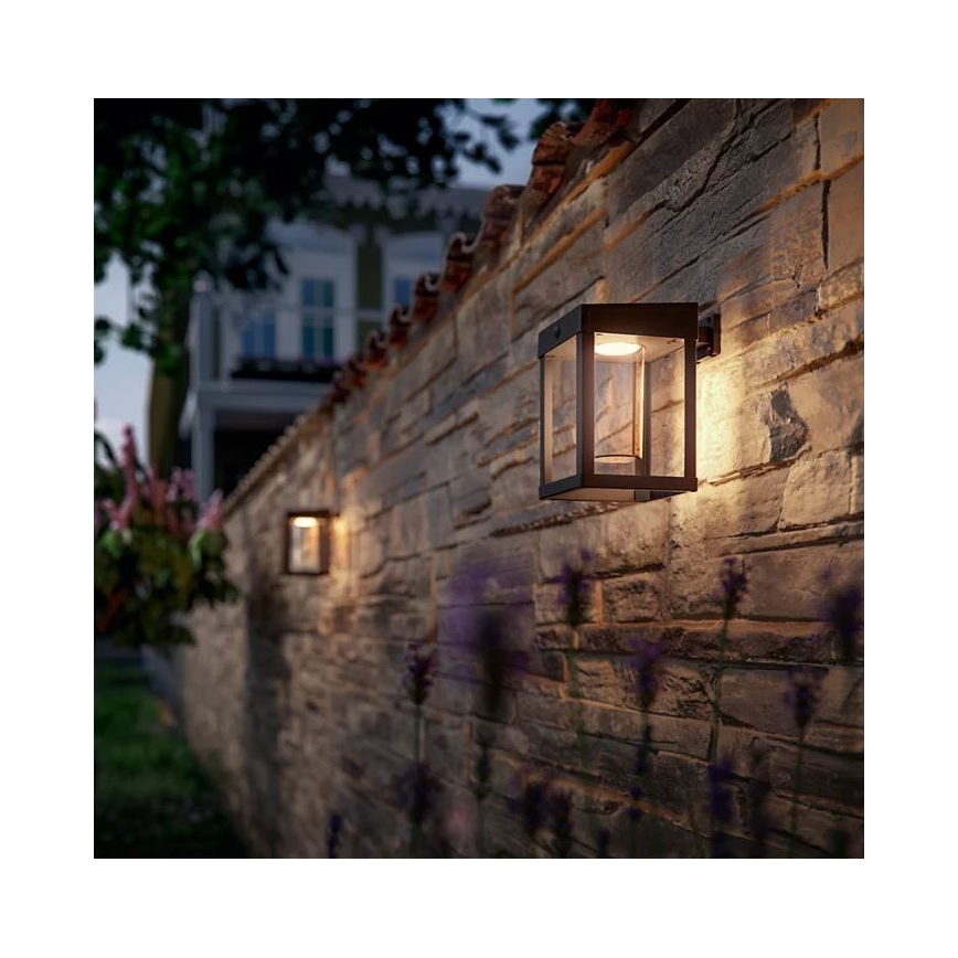 Philips - Applique a LED solare con sensore CAMILL LED/1,4W/3,7V 2000 mAh IP44