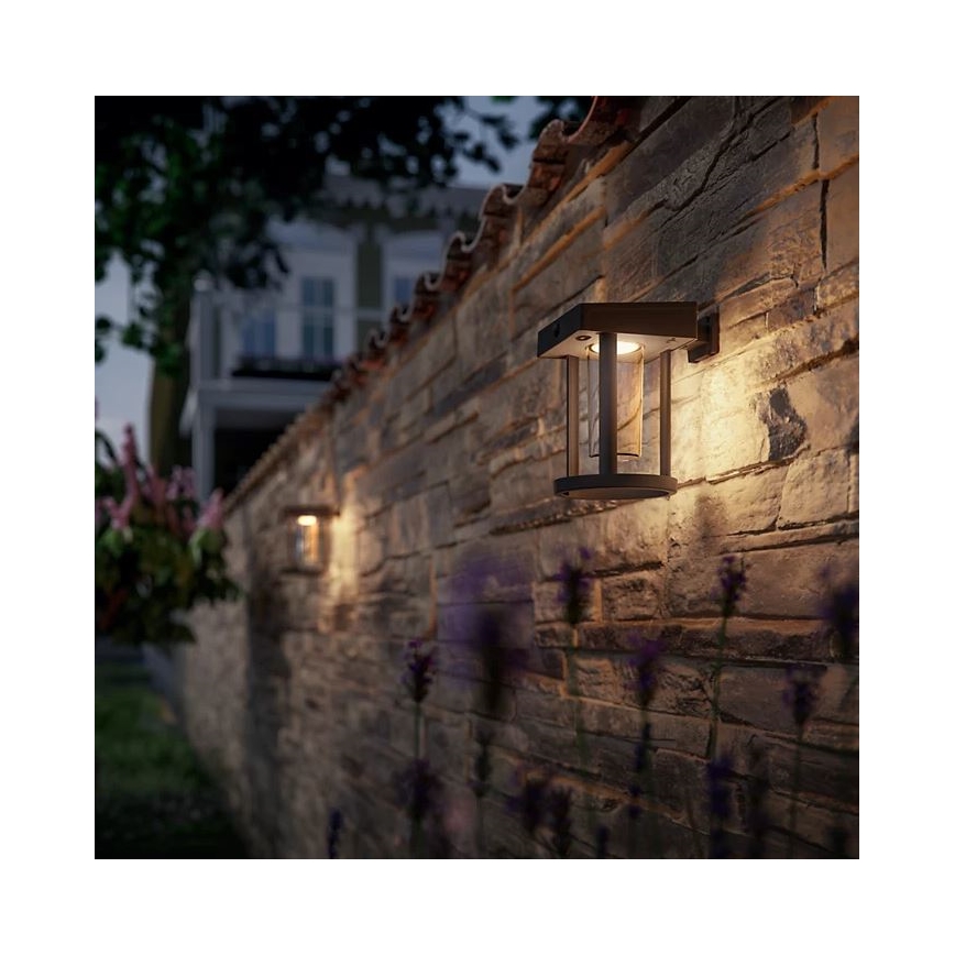 Philips - Applique a LED solare con sensore CAMILL LED/1,4W/3,7V 2000 mAh IP44
