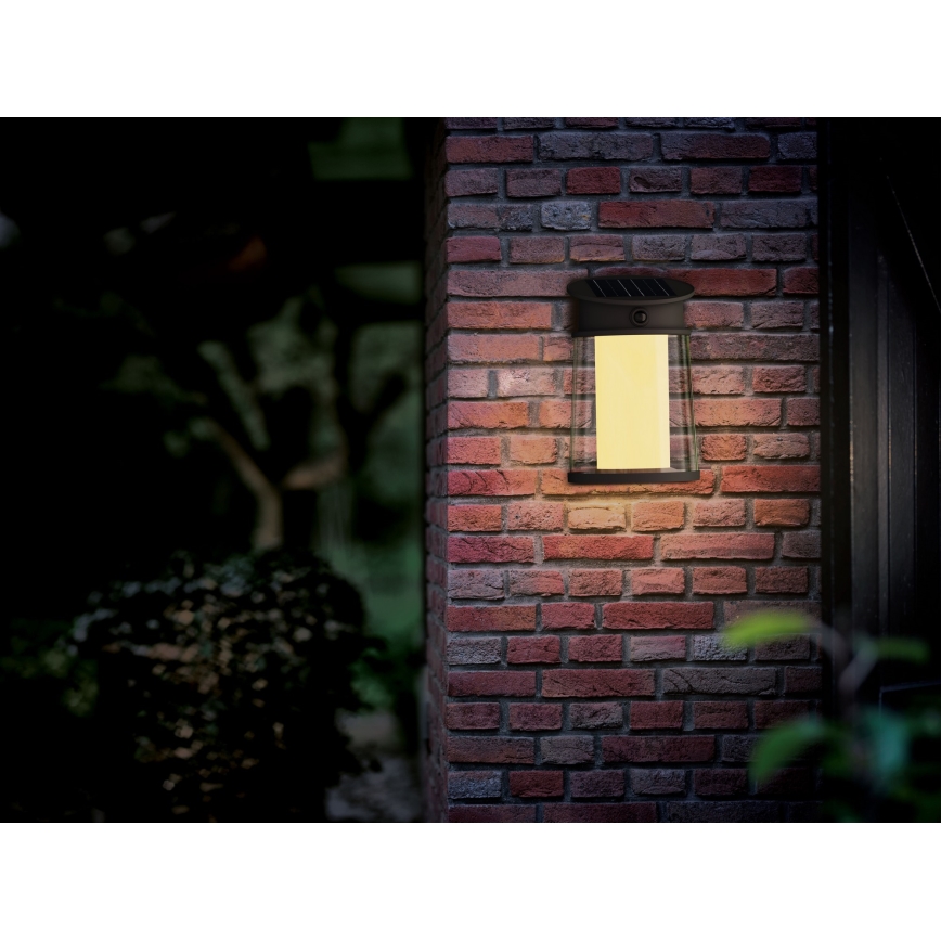 Philips - Applique a LED solare con sensore JUDA LED/3,2W/3,7V 2700K IP44