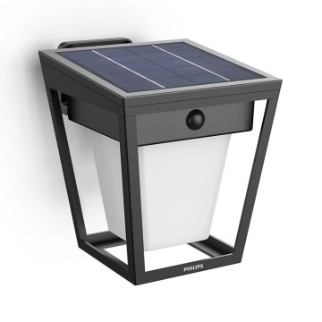 Philips - Applique a LED solare con sensore NISSA LED/1,8W/3,7V 3000K IP44