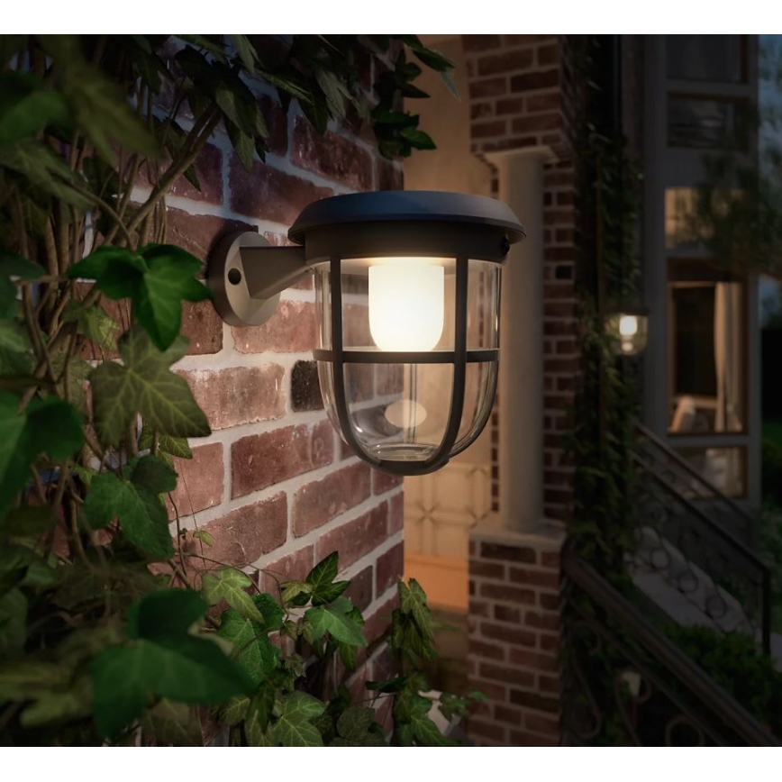 Philips - Applique a LED solare con sensore RADII LED/1,3W/3,7V 2000 mAh 3000K IP44