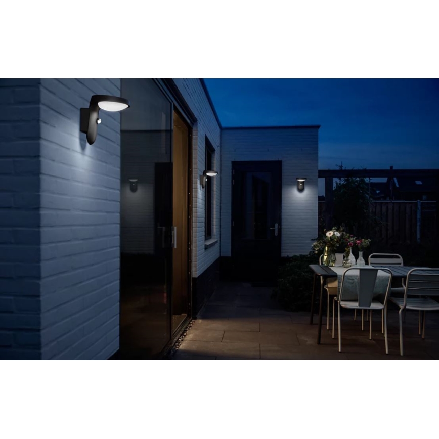 Philips - Applique a LED solare con sensore LED/1,2W/4V 1800 mAh 3000K IP44