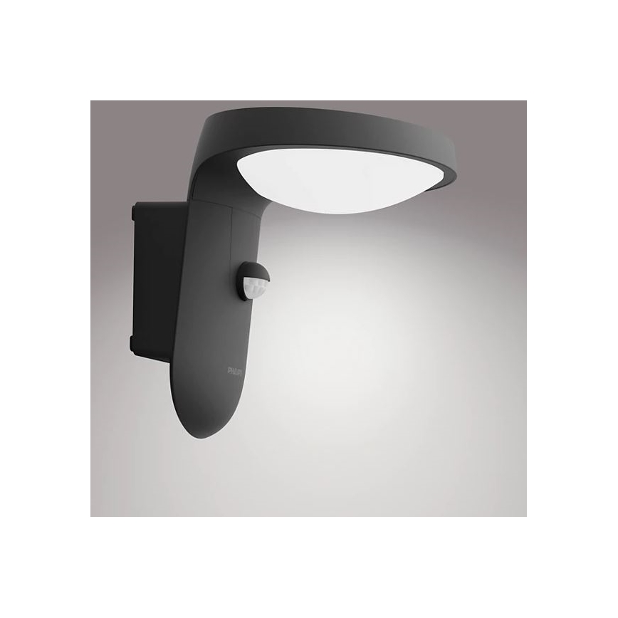 Philips - Applique a LED solare con sensore LED/1,2W/4V 1800 mAh 4000K IP44