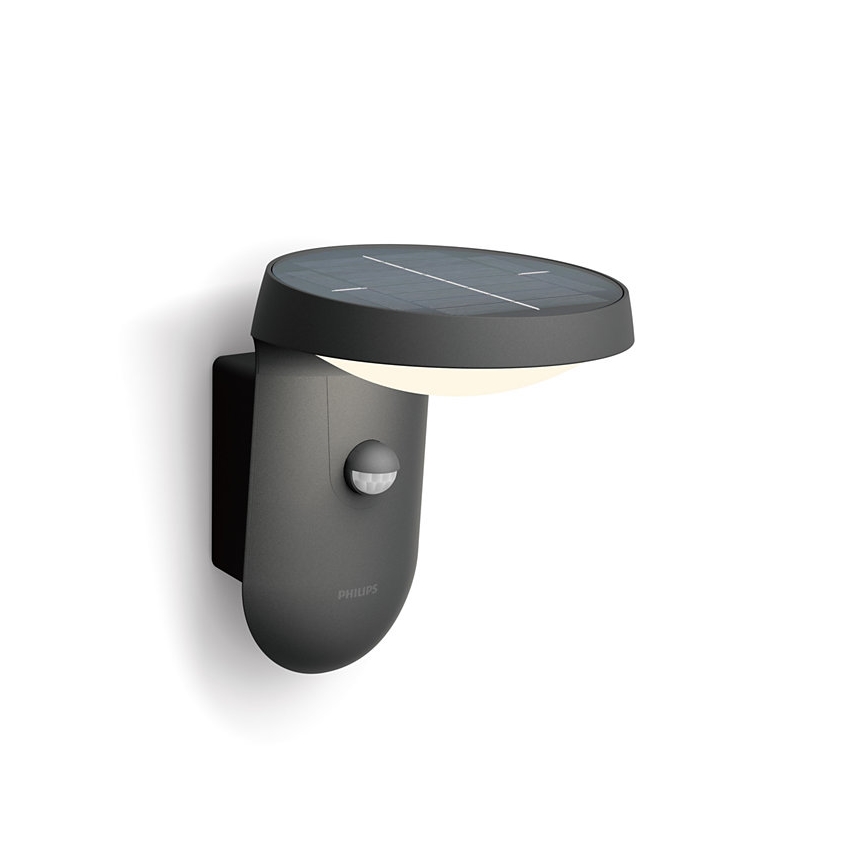 Philips - Applique a LED solare con sensore LED/1,2W/4V 1800 mAh 4000K IP44