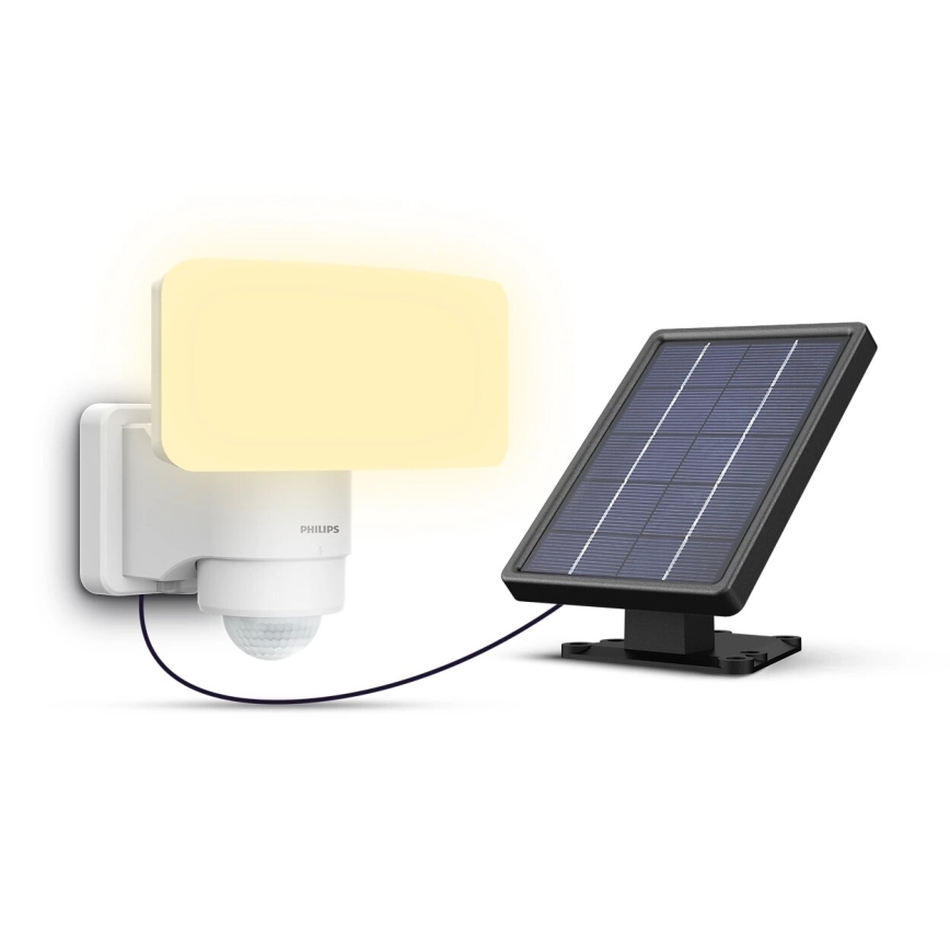 Philips - Applique a LED solare con sensore TYLUS LED/6W/3,7V 3000K IP44