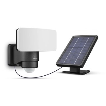 Philips - Applique a LED solare con sensore TYLUS LED/6W/3,7V 5000K IP44