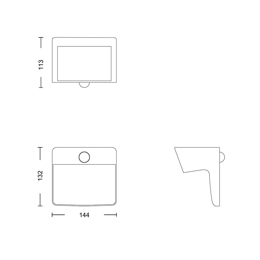 Philips - Applique a LED solare con sensore YARIXA LED/2,2W/3,7V 600 mAh IP44