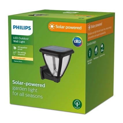 Philips - Applique a LED solare VAPORA LED/1,5W/3,7V IP44