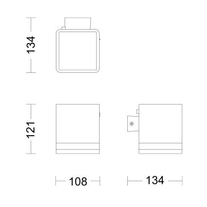 Philips - Applique a LED solare VIRONA LED/1,8W/3,7V 2600 mAh 2700K IP44