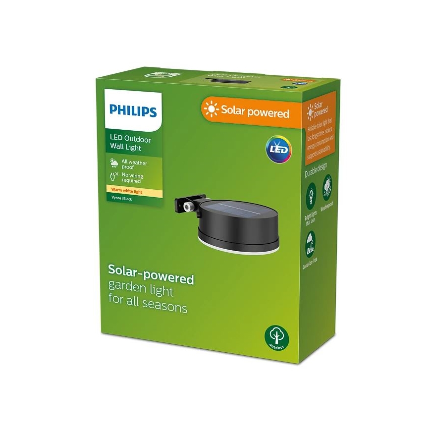 Philips - Applique a LED solare VYNCE LED/1,5W/3,7V IP44
