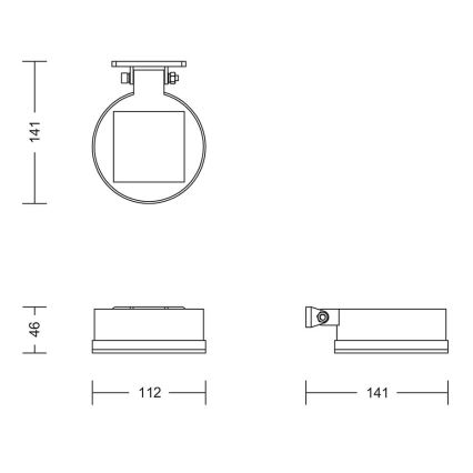 Philips - Applique a LED solare VYNCE LED/1,5W/3,7V IP44