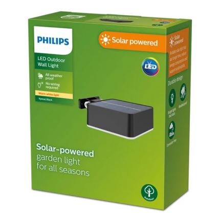 Philips - Applique a LED solare VYNCE LED/1,5W/3,7V IP44