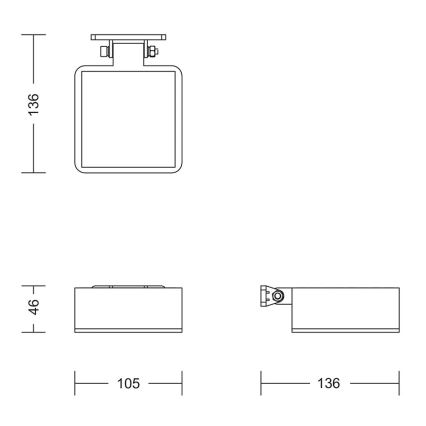 Philips - Applique a LED solare VYNCE LED/1,5W/3,7V IP44