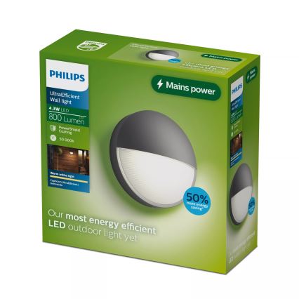 Philips - Applique da esterno a LED CAPRICORN LED/4,3W/230V IP44